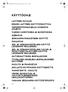 61502008FIN.fm Page 268 Thursday, March 15, 2007 5:33 PM KÄYTTÖOHJE