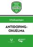 Urheiluopistojen ANTIDOPING- OHJELMA