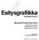 Esitysgrafiikka. Microsoft PowerPoint 2010 PERUSMATERIAALI. Kieliversio: suomi Materiaaliversio 1.0 päivitetty 24.1.2011