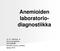 Anemioiden laboratoriodiagnostiikka. vs. kl. opettaja, el Anna Lempiäinen HY/HUSLAB kliinisen kemian yksikkö Syksy 2012