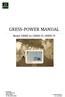 GRESS POWER MANUAL. Model: GRESS 16, GRESS 35, GRESS 70. Mycomp Oy Riekonlahdentie 61 33980 Pirkkala y tunnus 1862699 2