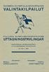 VALINTAKILPAILUT SUOMEN OLYMPIALAISEDUSTAJIEN FINLANDS OLYMPIARÉPRESENTANTERS UTTAG N I N GSTÄVLIN GAR. FGIRs IDROTTSSEKTION Å DJURGÅRDENS SPORTPLAN