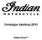 Omistajan käsikirja 2015. Indian Scout