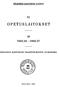 HELSINGIN KAUPUNGIN TILASTO OPETUSLAITOKSET 1945/46-1946/47 HELSINGIN KAUPUNGIN TILASTOTOIMISTON JULKAISEMA HELSINKI 1952