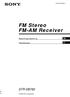 FM Stereo FM-AM Receiver