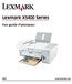 Lexmark X5400 Series. Fax guide (Faksiopas) 2007 www.lexmark.com