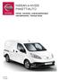 NISSAN e-nv200 PAKETTIAUTO