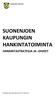 SUONENJOEN KAUPUNGIN HANKINTATOIMINTA