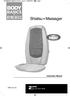 IB-BBB200EUSwedFin-0212-01_Layout 1 09/02/2012 16:32 Page 1. Shiatsu+Massager. Instruction Manual BBB-200-EU