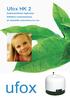 Ufox HK 2. ilmankostuttimen käyttöohje luftfuktare bruksanvisning air Humidifier instructions for use