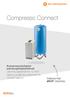 Compresso Connect. Kompressoriohjatut paineenpitojärjetelmät Lämmitysjärjestelmiin 12 MW saakka ja jäähdytysjärjestelmiin 18 MW saakka