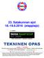 23. Satakunnan ajot 18.-19.6.2016 (etappiajo) Skoda maantiecupin 4. osakilpailu (etappiajo) TEKNINEN OPAS