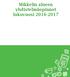 Mikkelin alueen yhdistelmäopinnot lukuvuosi 2016-2017