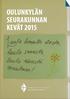 OULUNKYLÄN SEURAKUNNAN KEVÄT 2015