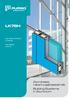 LK78H. Alumiiniset rakennusjärjestelmät Building Systems in Aluminium. Lämpöeristetty ovisarja. Insulated doors