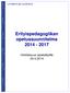 JYVÄSKYLÄN YLIOPISTO. Erityispedagogiikan opetussuunnitelma 2014-2017