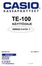 TE-100 KÄYTTÖOHJE VERSIO C-4134. Palkkatilankatu 1-3 00240 HELSINKI www.jariahola.fi