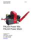 PALAX Power 90s PALAX Power 90sG. Varaosaluettelo 4.9.2009 Spare parts list