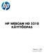 HP WEBCAM HD 5210 KÄYTTÖOPAS