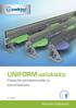 UNIFORM-valukisko Paksuille pintabetoneille ja betonilaatoille. Versio: FI 6/2014. Tekninen käyttöohje