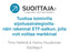 Tuottoa toimivilla sijoitusstrategioilla: näin rakennat ETF-salkun, jolla voit voittaa markkinat. Timo Heikkilä & Hannu Huuskonen Sijoittaja.