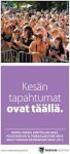 Kevät Kulttuurikalenteri