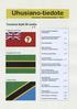 Uhusiano-tiedote Tansania täytti 50 vuotta. s.3. Uhusianos informationsblad 1 / 2012