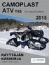 CAMOPLAST ATV T4S TELASTOSARJA MÖNKIJÖILLE ATV T4S: KÄYTTÖOPAS 2016 CAMOPLAST-TELASTOSARJAT OVAT JATKOSSA CAMSO-TELASTOSARJOJA.