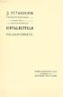 J. PETANDER IN HINTALUETTELO POLKUPYÖRISTÄ KORJAUSPAJA. VAASA KAUPPAPUIST. N:o 31. POLKUPYÖRÄLIIKE & SÄEKÖOSOITE: PETANDER. v TELEFOONI 4 29.