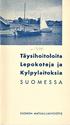 Taysihoitoloita. Lepokoteja ja. Kylpylaitoksia SUOMESSA SUOMEN MATKAILIJAYHDISTYS