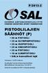 PISTOOLILAJIEN SÄÄNNÖT (P)