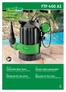 FTP 400 A1. Submersible Water Pump Translation of original operation manual. Puhtaan veden uppopumppu Alkuperäisen käyttöohjeen käännös