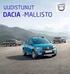 DACIA ESITTELYSSÄ UUSI SANDERO, LOGAN MCV JA SANDERO STEPWAY SEKÄ EDC-AUTOMAATTIVAIHTEISTO DUSTERIIN