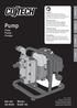 Pump. Art.no Model IE40F-5A. Pump. Pumpe Pumppu ENGLISH SVENSKA NORSK SUOMI