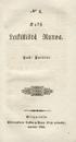 N:o 8. Kaksi. Leikillistä Runoa. Jak. Juteini. Wiipurissa. Cederwallerin Lesken japojan Kirja painosta, wuonna 1844.