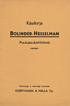 Käsikirja. Bolinder-Hesselman. Puukaasukehittimiä. varten. KORPIVAARA & HALLA Oy.