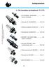 Sisällysluettelo. 4. CNC-koneiden kartiopitimet BT-JIS B (MAS403BT) kartion mittatiedot. Vetopultit BT JIS B6339-BT...