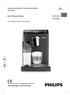 HD8847 HD8848 KÄYTTÄJÄN OPAS.  Superautomaattinen espressokahvinkeitin sarja Lue huolellisesti ennen keittimen käyttöä.