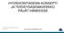 HYVINVOINTIASEMA-KONSEPTI JA TERVEYSASEMAVERKKO PÄIJÄT-HÄMEESSÄ