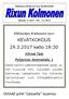 KEVÄTKOKOUS kello 18:30