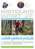 KONTIOLAHTI UUTISET. Lähde yhdessä poluille. Nyt ei metsässä tarvitse miettiä, mihin. kontiolahti. Ahonen auttaa yrittäjiä. Tutustu kesän tapahtumiin!