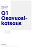 Q1 Osavuosikatsaus. Sanoma Oyj PL 60, Sanoma puh Y-tunnus Kotipaikka Helsinki