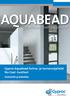 AQUABEAD. Itsekiinnittyvät suojalistat. Gyproc Aquabead Kulma- ja reunasuojalistat No-Coat -tuotteet. Sisäseiniin ja kattoihin