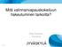 Mitä valinnanvapauskokeiluun hakeutuminen tarkoitta? Riitta Pylvänen