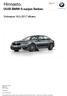 Hinnasto. UUSI BMW 5-sarjan Sedan. Voimassa alkaen. BMW Group Suomi. Ajamisen iloa. BMW Suomi Oy Ab Äyritie 8 b Vantaa.