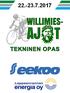 Tekninen opas. Kilpailun yhteyshenkilöt. Kilpailuissa noudatettavat säännöt ja määräykset. Ilmoittautuminen ja maksut.