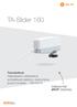 TA-Slider 160. Toimilaitteet Digitaalisesti määriteltävä, suhteellisesti säätävä, yksitoiminen (push) toimilaite 160/200 N
