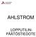 AHLSTROM LOPPUTILIN- PÄÄTÖSTIEDOTE