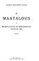 SUOMEN VIRALLINEN TILASTO III MAATALOUS MAANVILJELYS JA KARJANHOITO VUONNA 1933 H E L S IN K I 1934 VALTIONEUVOSTON K IR JA PA IN O