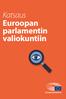 Katsaus Euroopan parlamentin valiokuntiin